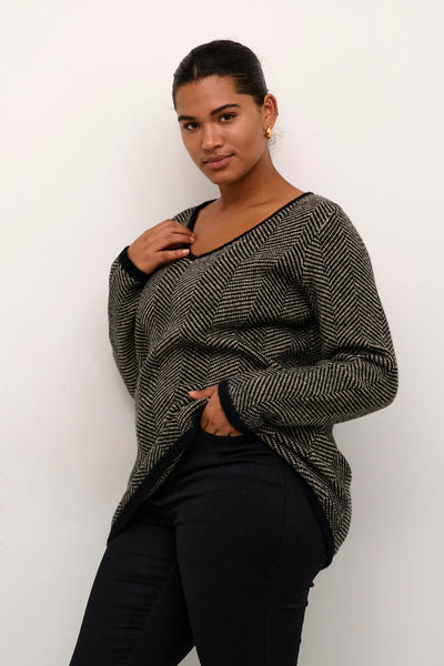 Kaffe Curve Verina V-Neck Pullover