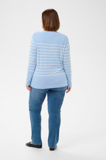 Kaffe Curve Lizzy Striped Boatneck