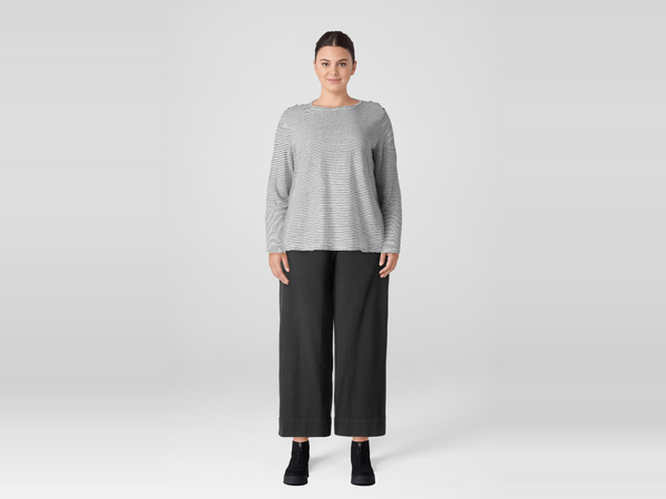 Eileen Fisher Crew Neck Long Sleeve Tee