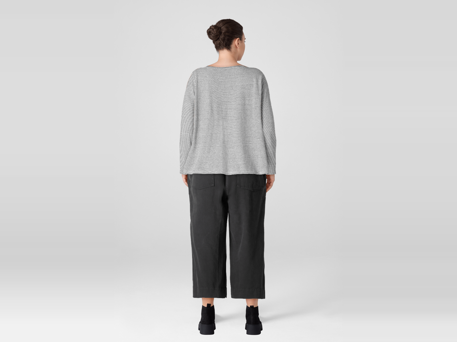 Eileen Fisher Crew Neck Long Sleeve Tee