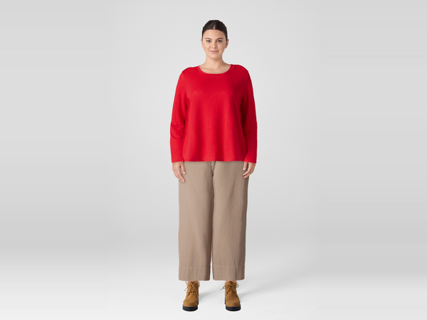 Eileen Fisher Crew Neck Long Sleeve Tee