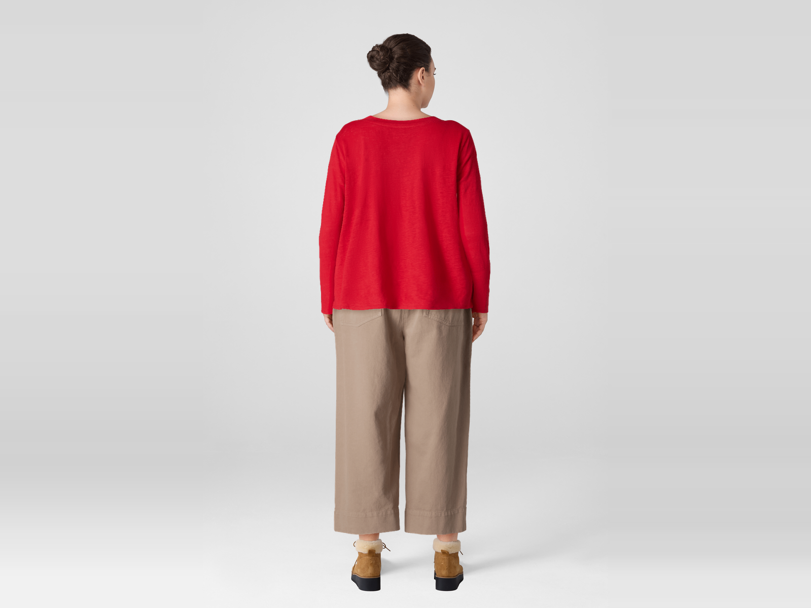 Eileen Fisher Crew Neck Long Sleeve Tee