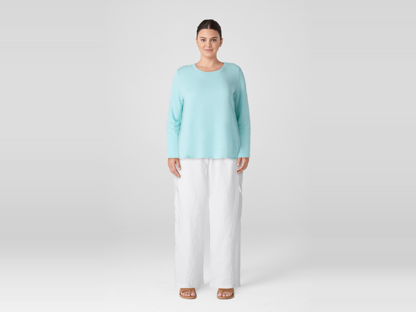 Eileen Fisher Crew Neck Long Sleeve Tee