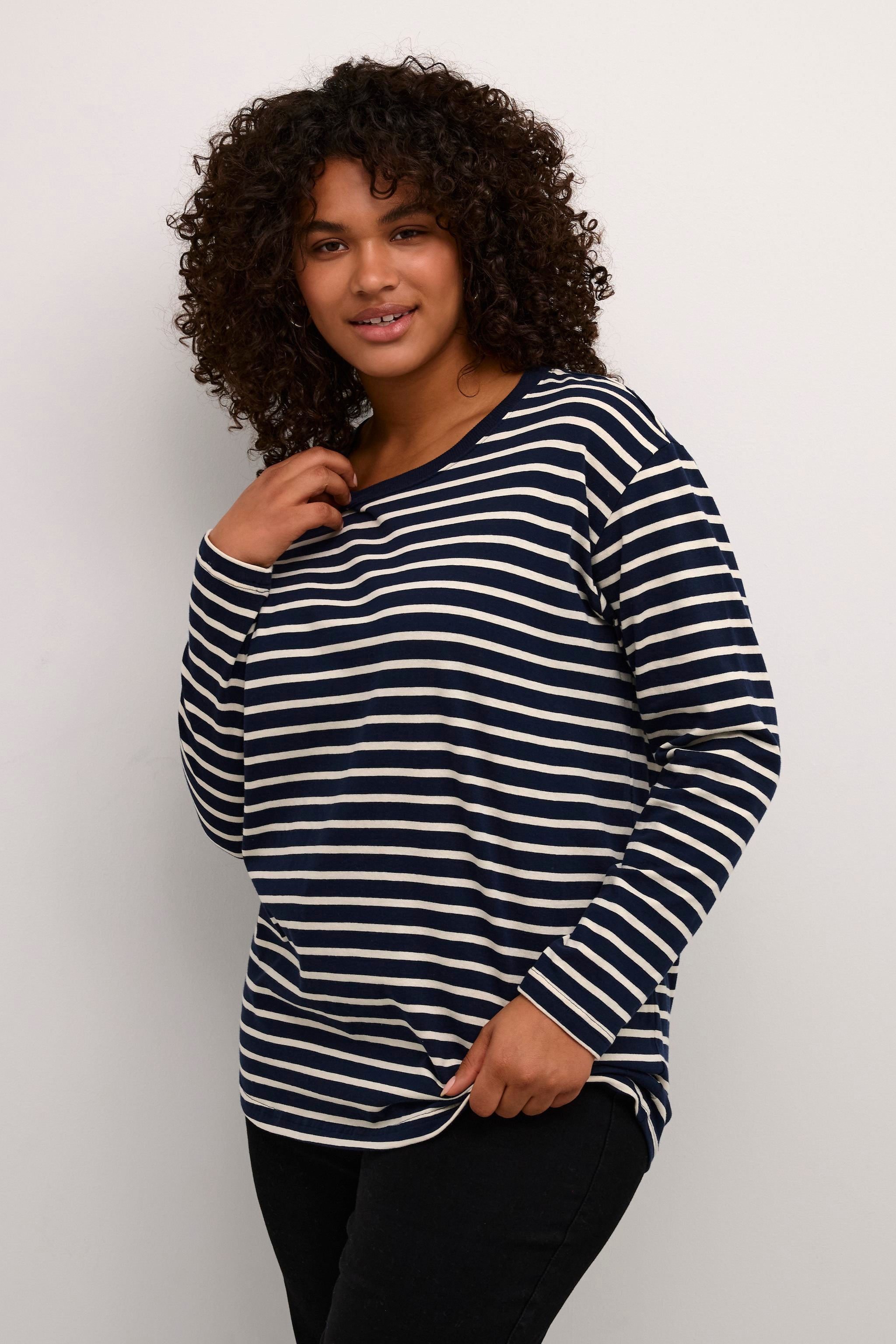 Kaffe Curve Winni Long sleeve T-Shirt