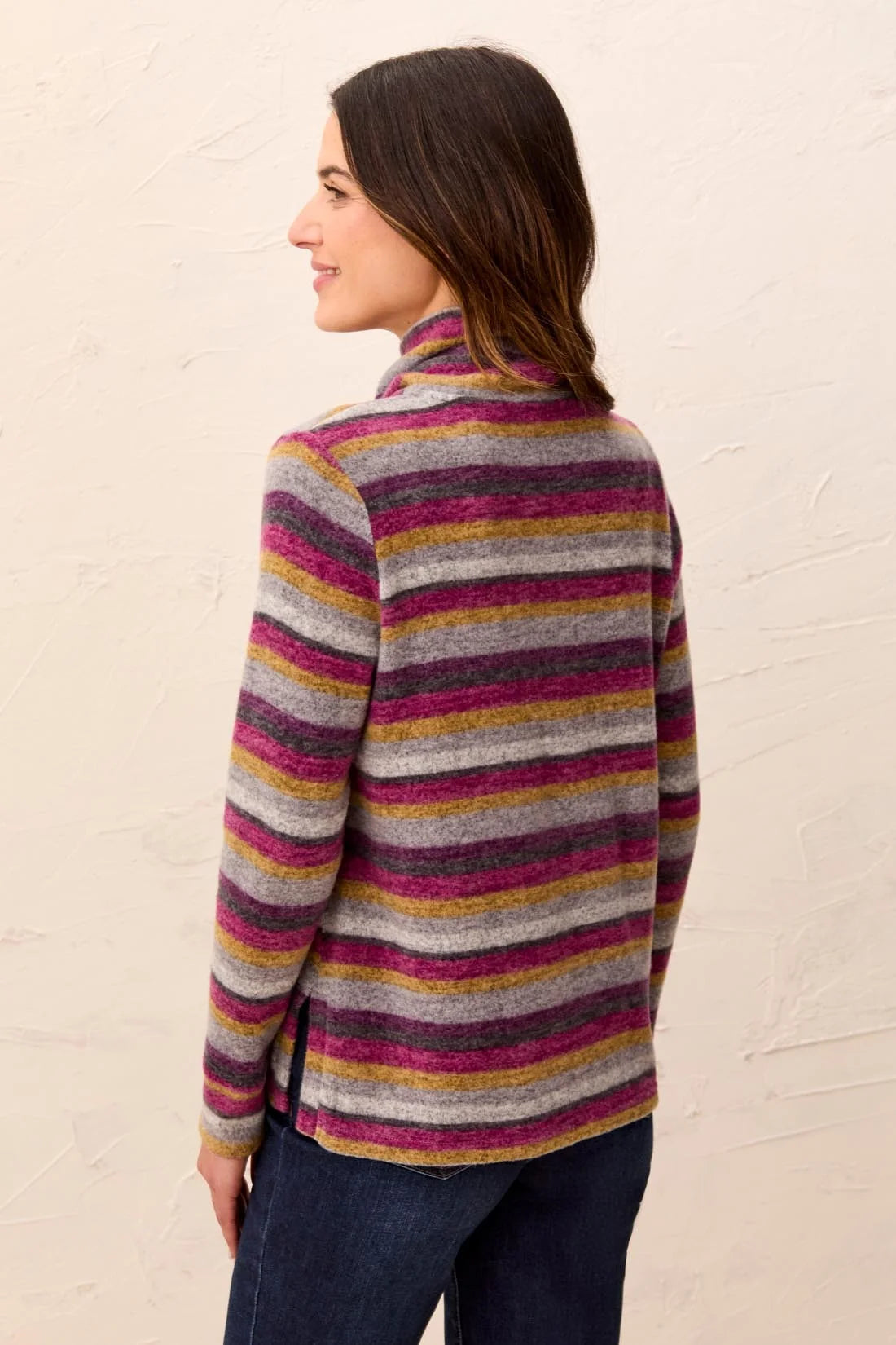 Tribal Funnel Neck Top