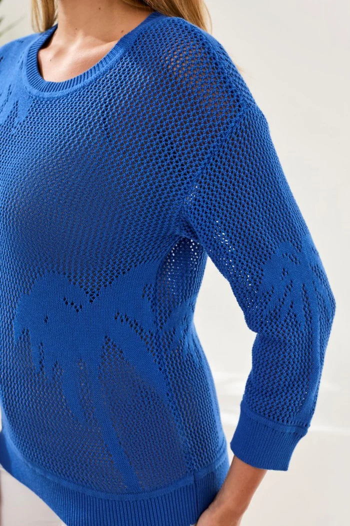 Tribal 3/4 Sleeve Sweater