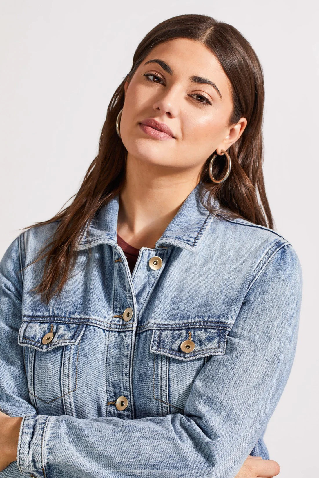 Tribal Long Denim Duster