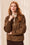 Tribal Faux Suede Jacket