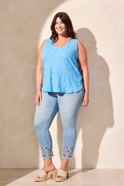 Tribal V-Neck Tank