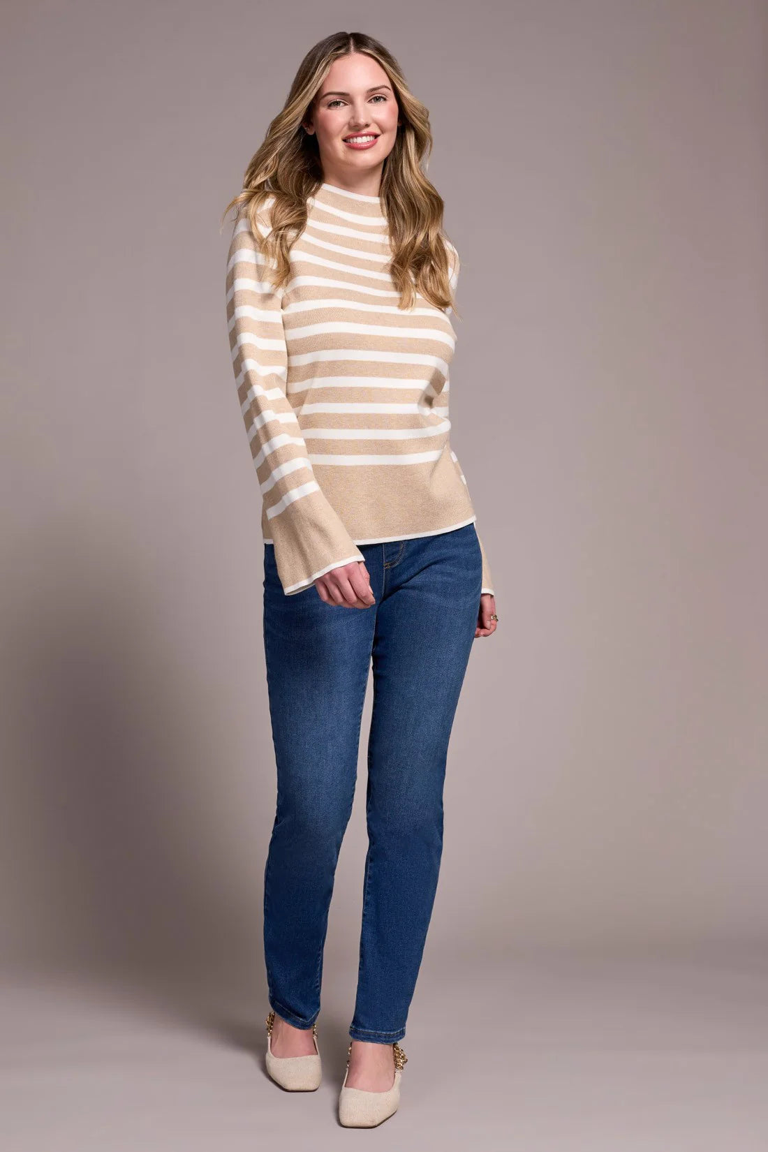 Tribal Funnel Neck Sweater