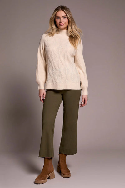 Tribal Long Sleeve Mock Sweater