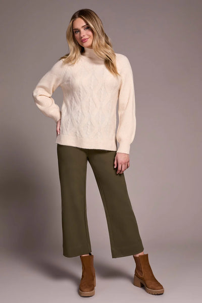 Tribal Long Sleeve Mock Sweater