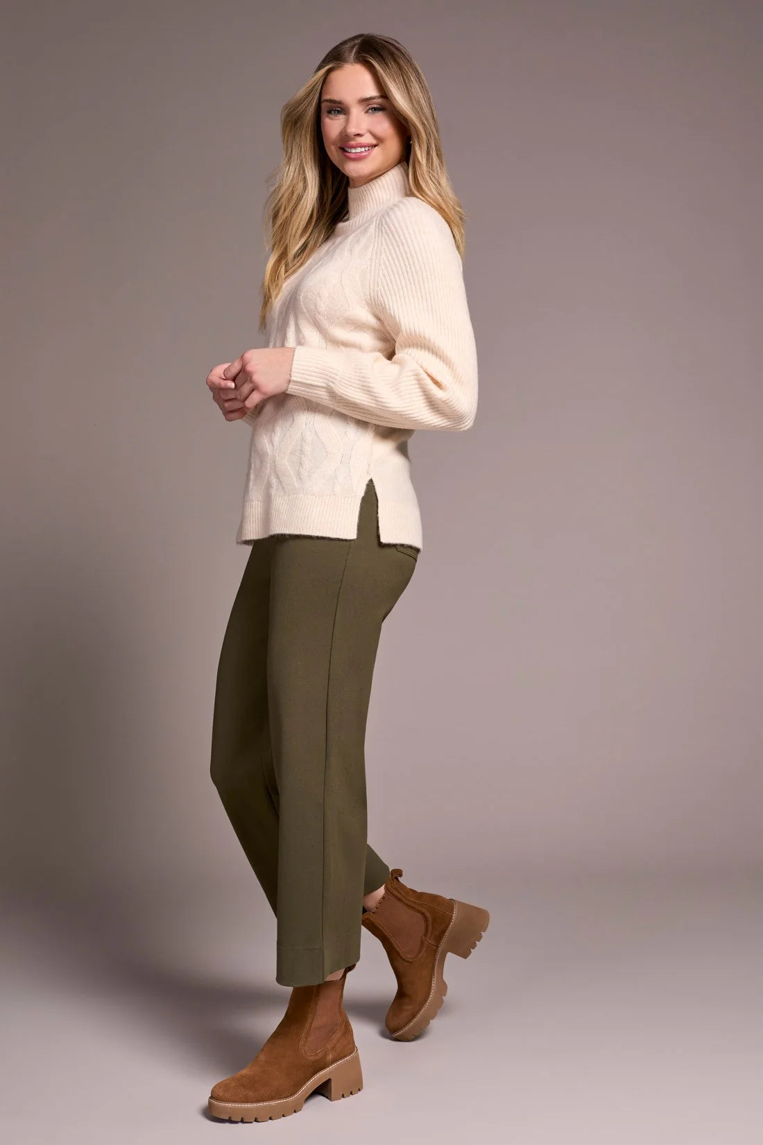 Tribal Long Sleeve Mock Sweater