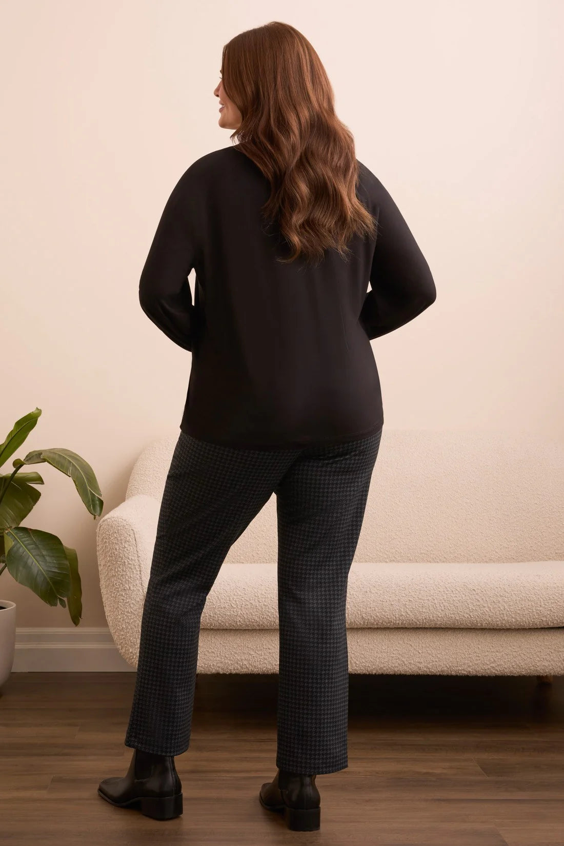 Tribal Long Sleeve V-Neck Top