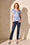 Tribal Cap Sleeve V-Neck Top