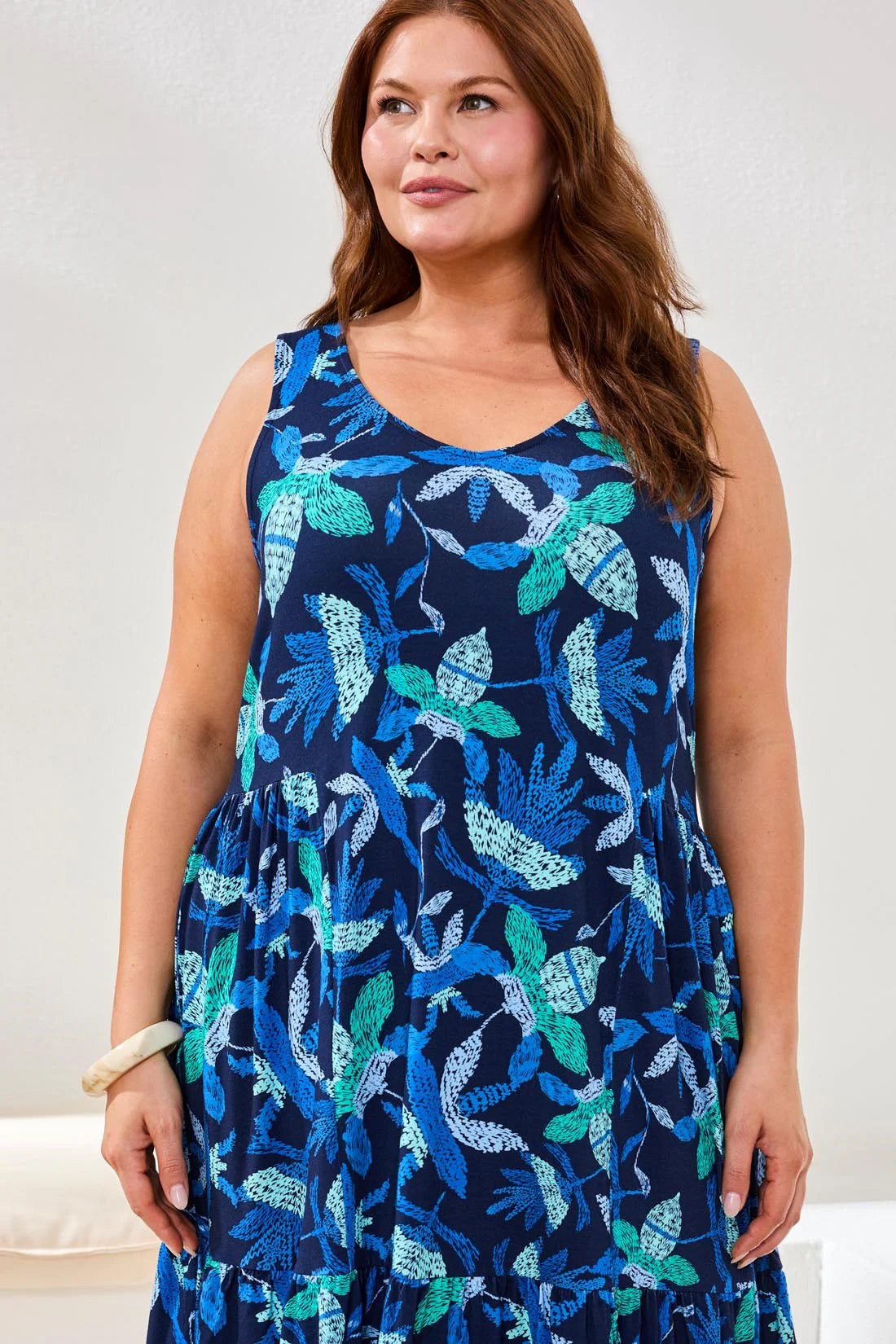 Tribal Vneck Dress
