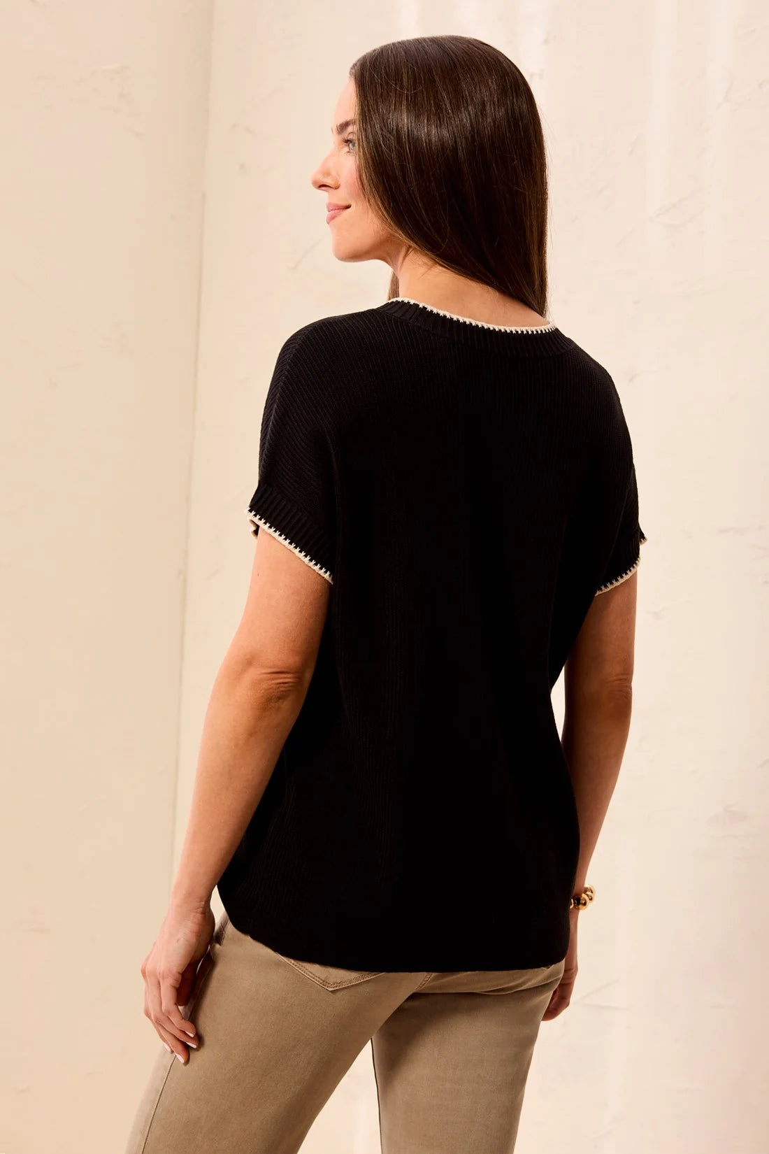 Tribal Cap Sleeve Crew