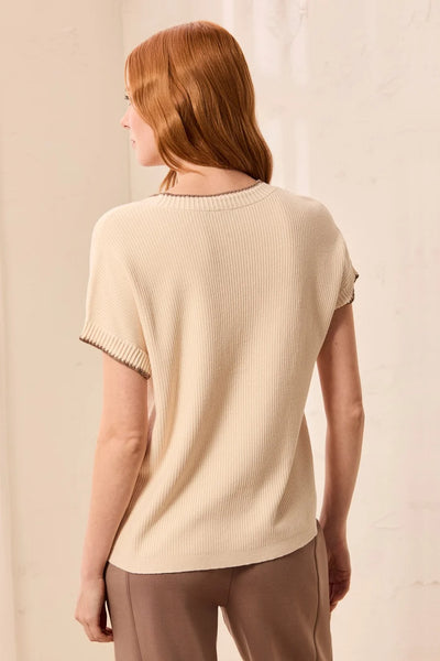 Tribal Cap Slv Crewneck Sweater