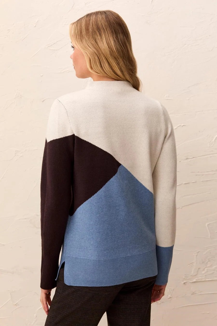 Tribal Mockneck Sweater