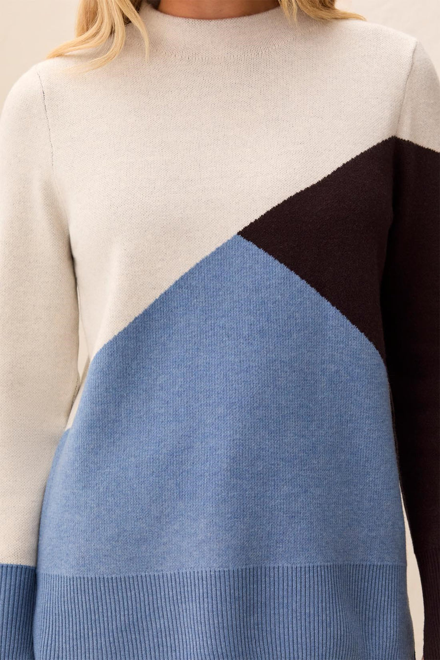 Tribal Mockneck Sweater