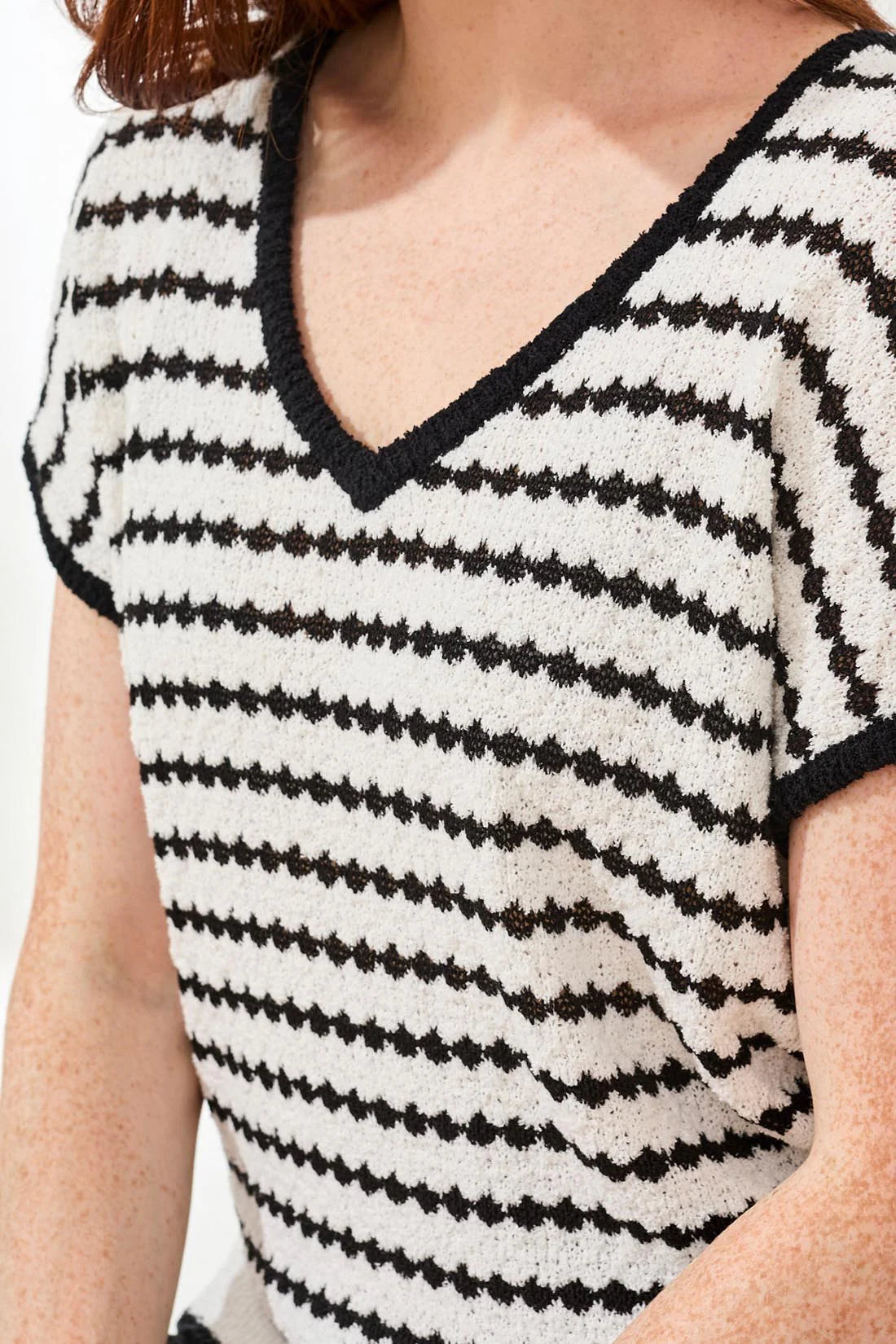 Tribal V-Neck Sweater