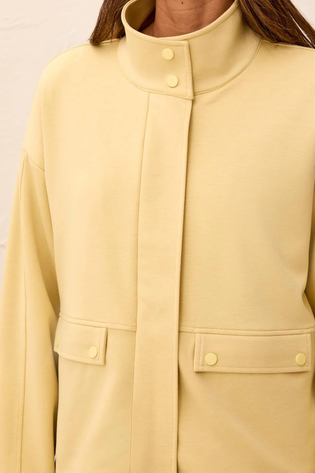 Tribal Zip Front Coat