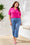 Tribal Spohia Crop Micro Flare Jean
