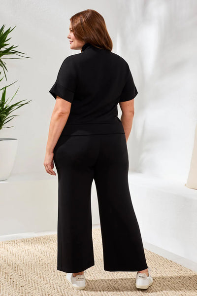 Tribal Zip Short Sleeve Sweatshirt