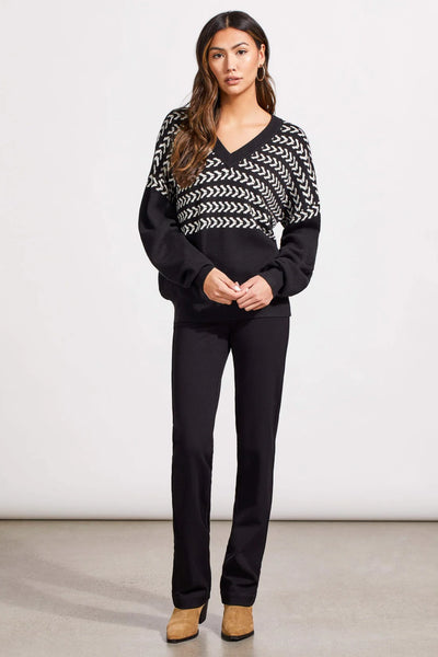 Sale Tribal V-Neck Sweater