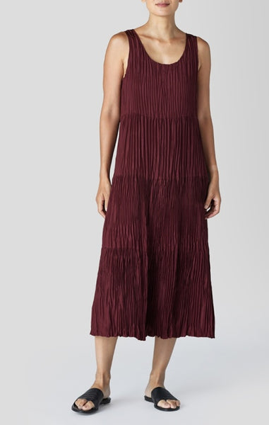 Eileen Fisher Full Length Tiered Dress