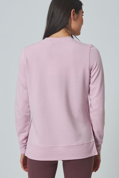 MPG Serene Brushed Side Slit Relaxed Pullover