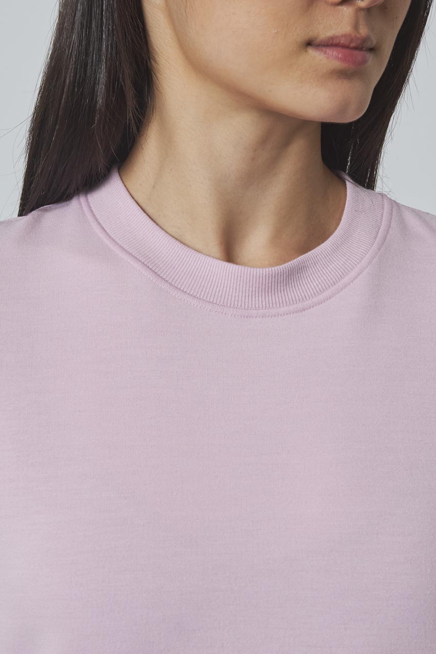 MPG Serene Brushed Side Slit Relaxed Pullover