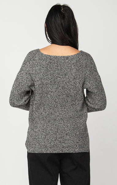 Dex Long Sleeve Bevelled Hemmed Sweater