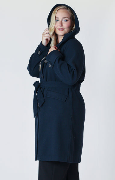 Dex Hooded Trench Coat