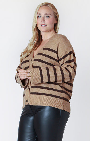 Dex Long Sleeve Button Cardi