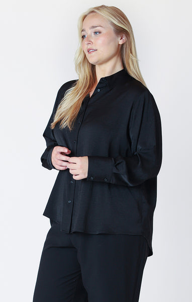 Dex Flowy Satin Blouse