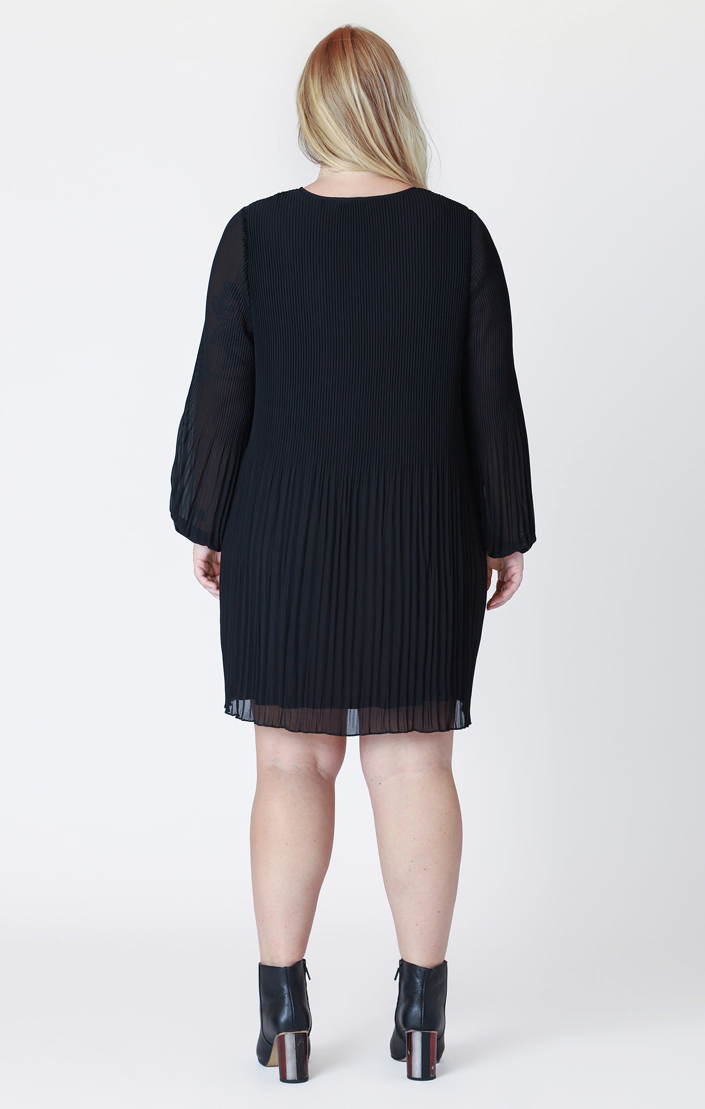 Dex Long Sleeve A-Line Dress