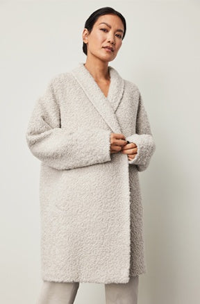 Eileen Fisher Shawl Collar Coat