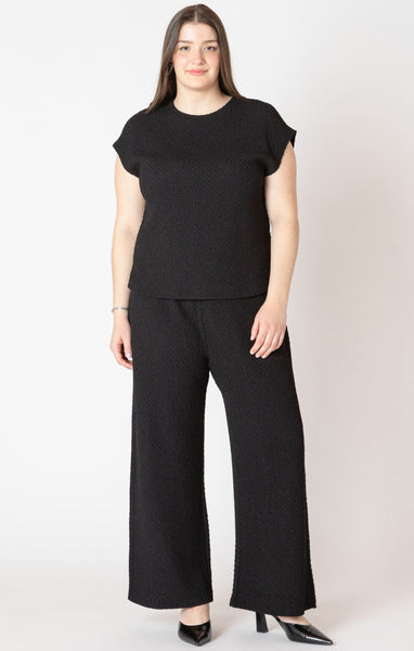 Dex Textured Flowy Pant