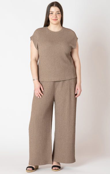 Dex Textured Flowy Pant