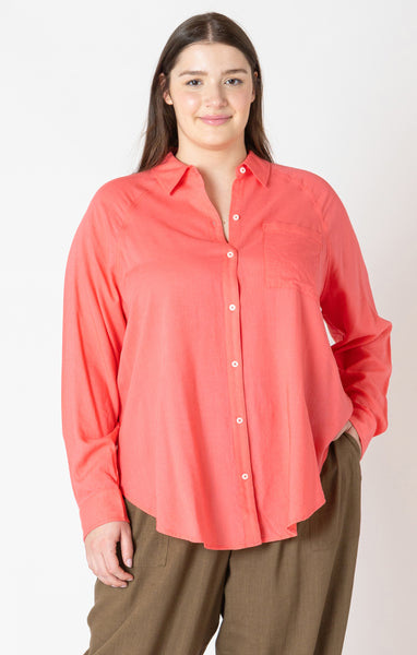 Dex Long Sleeve Button Blouse