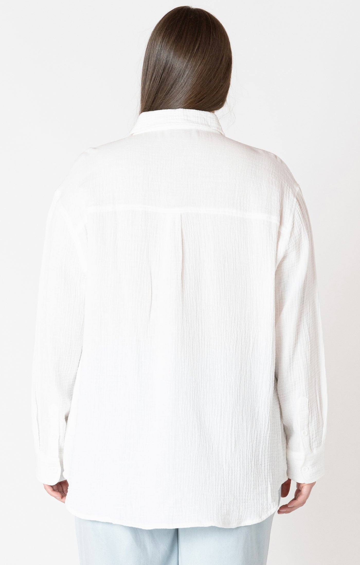 Dex Cotton Gauze Button Blouse