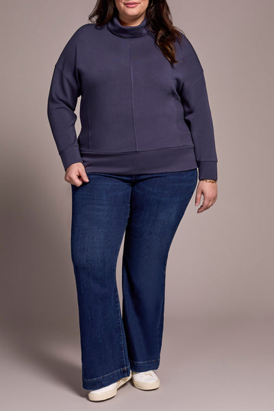 Tribal Funnel Neck Top