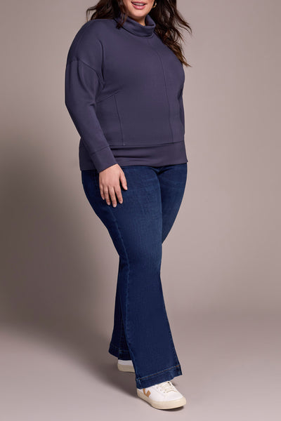 Tribal Funnel Neck Top
