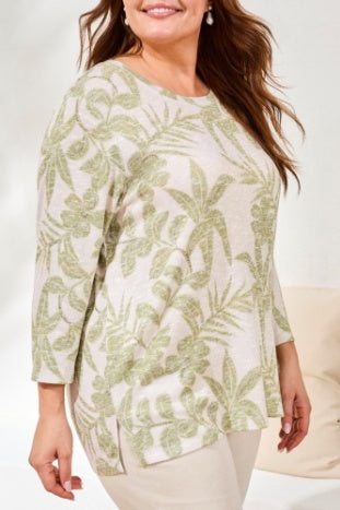 Tribal 3/4 Sleeve Top