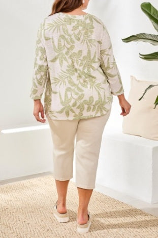 Tribal 3/4 Sleeve Top