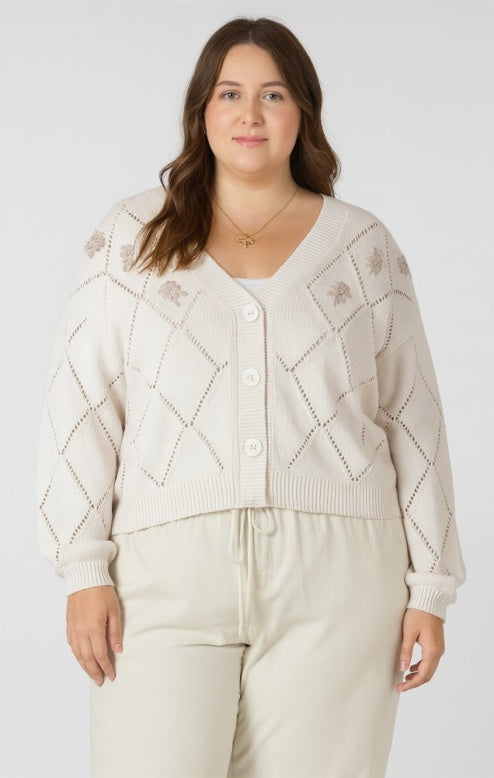 Dex Embroidered Cardigan