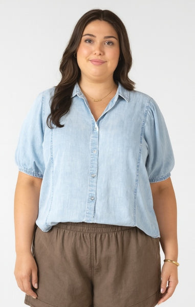 Dex Button Front Blouse