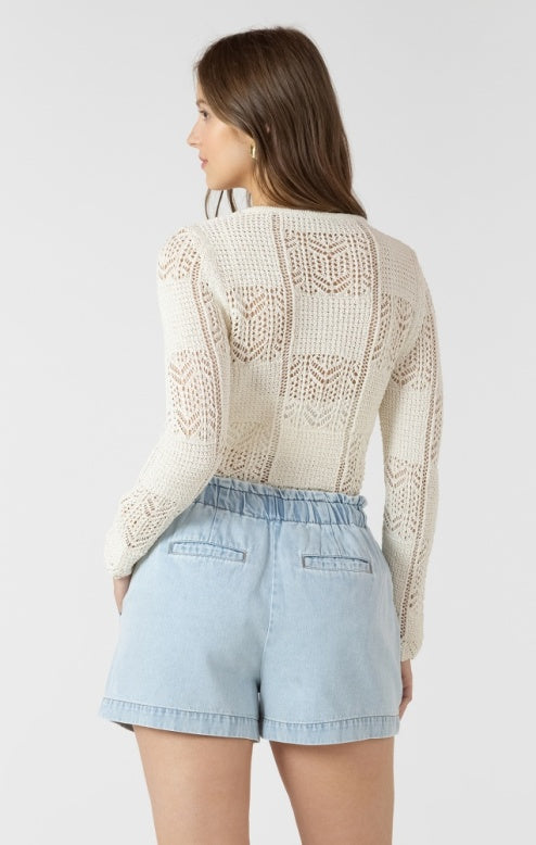 Dex Pointelle Cardigan