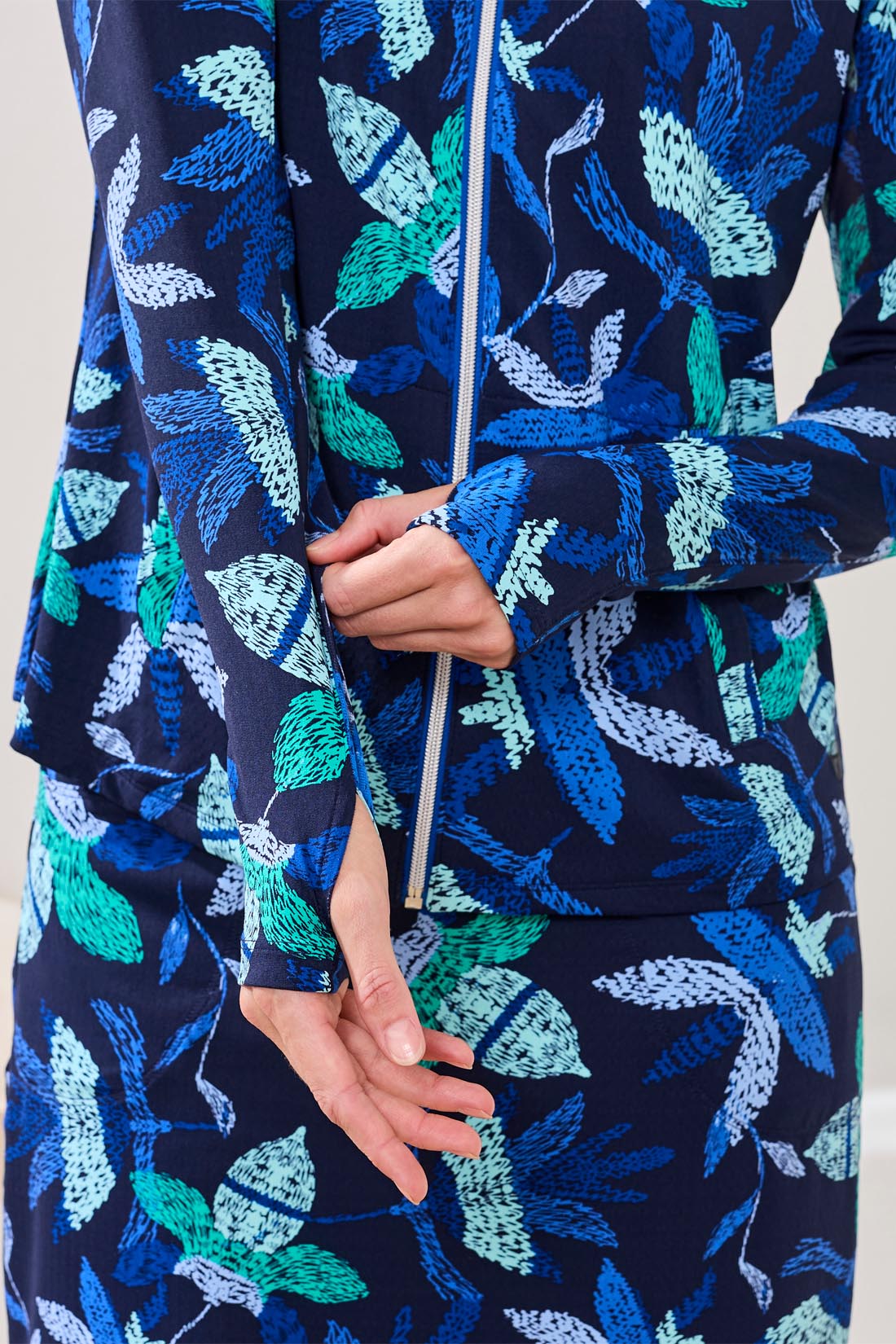 Tribal Golf Long Sleeve Cardigan Jacket